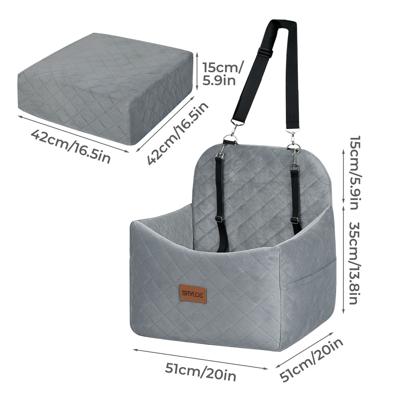 Pet Booster Dog Car Seat