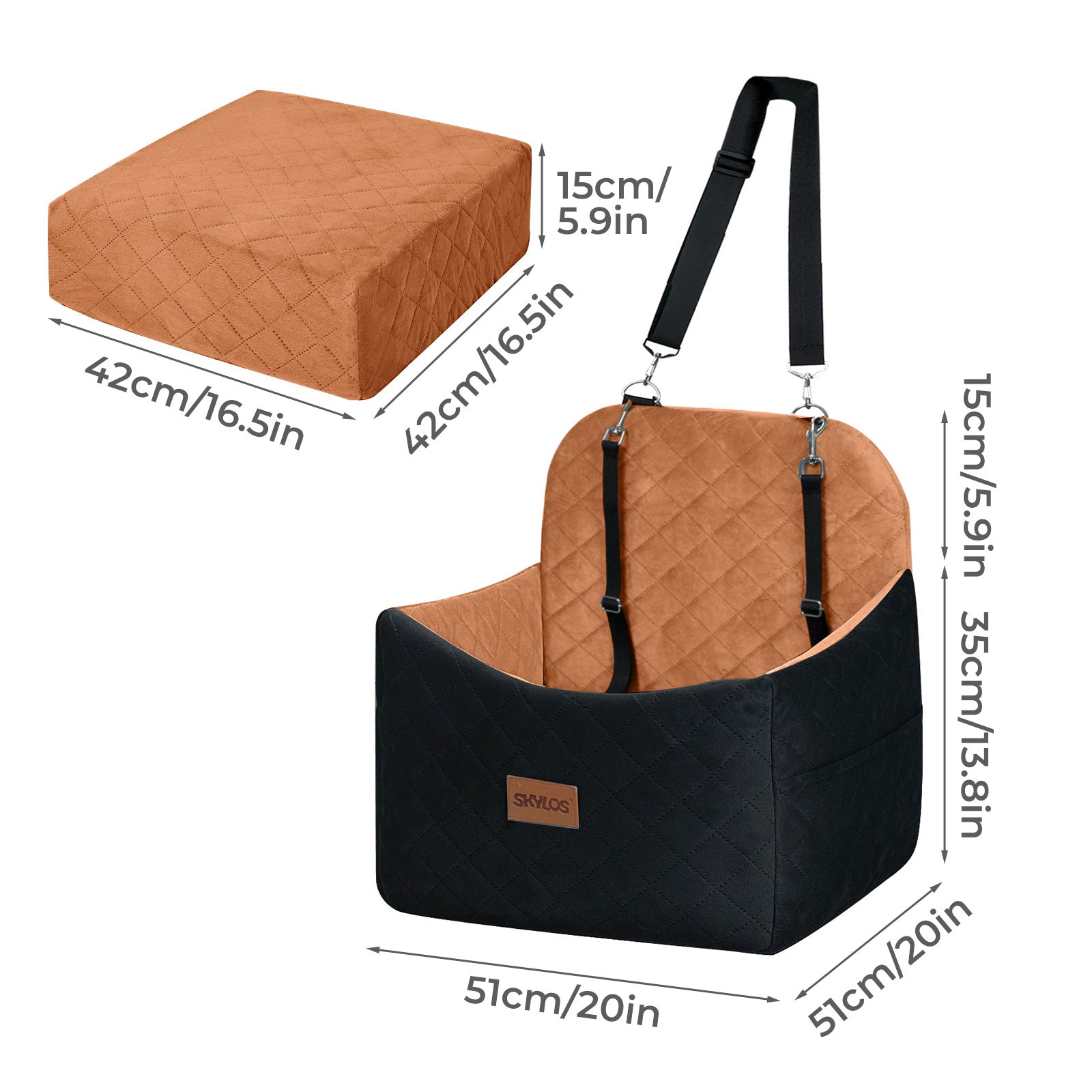 Pet Booster Dog Car Seat