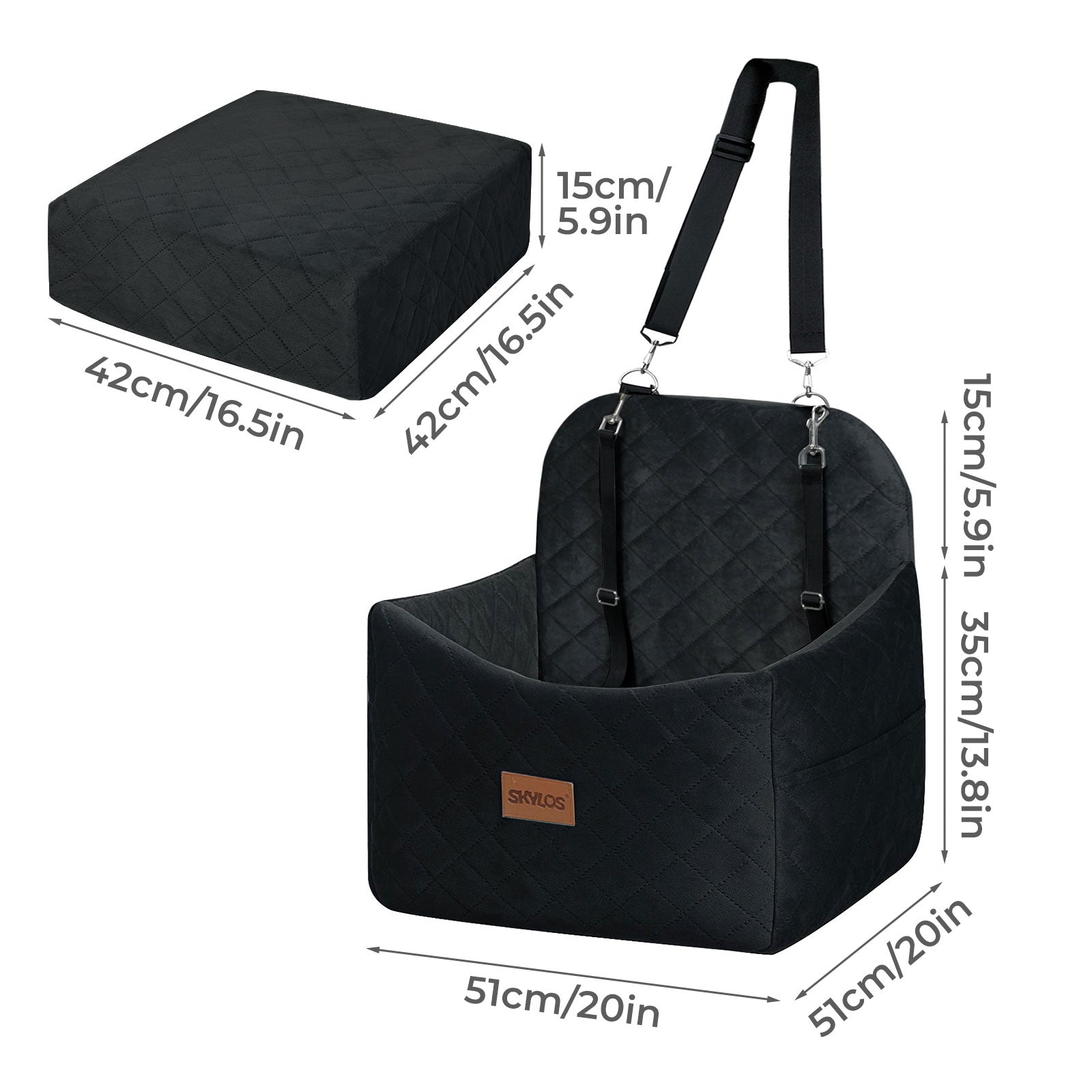 Pet Booster Dog Car Seat