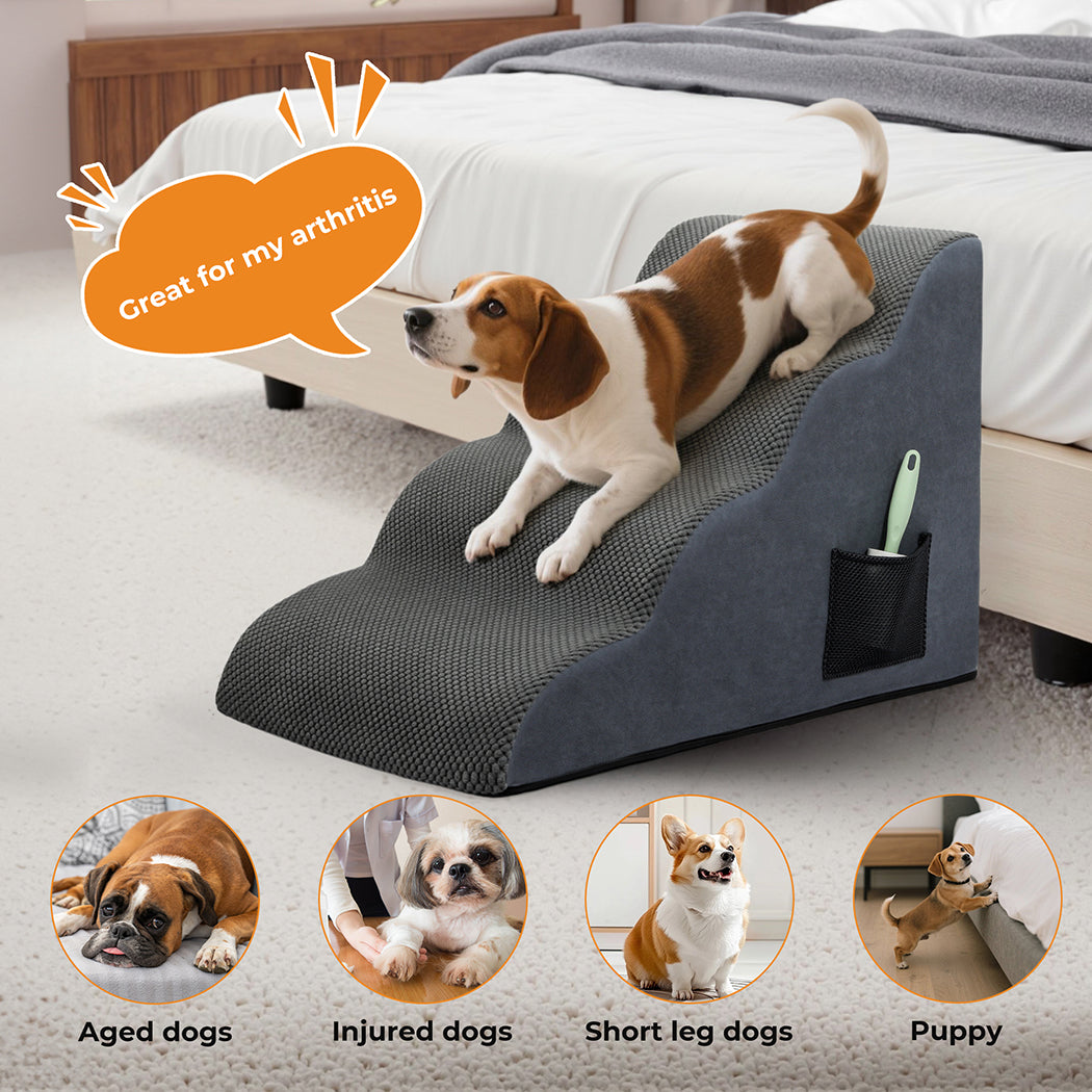 4 Step Pet Stairs Dog Ramp