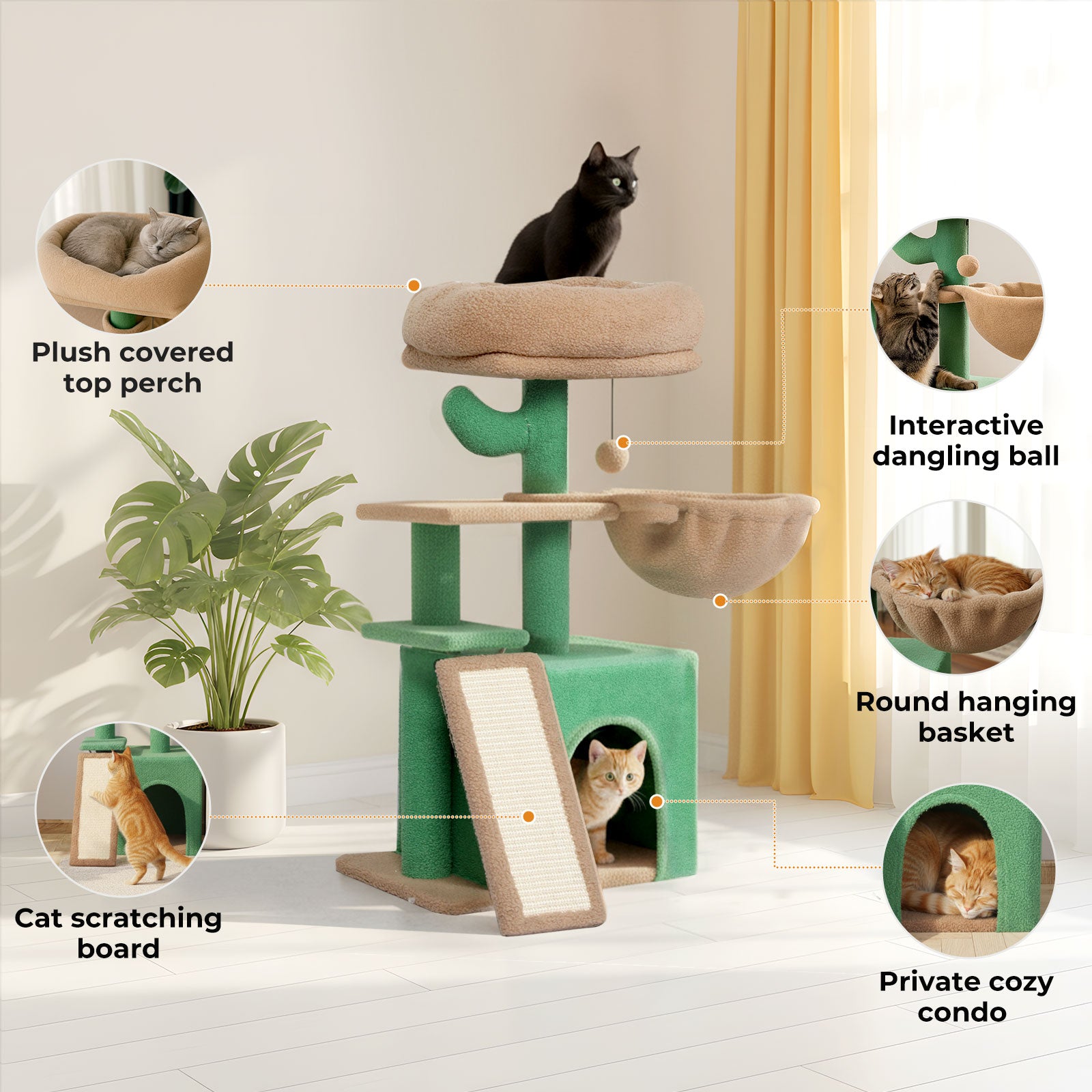 Compact Cat Tree 80CM