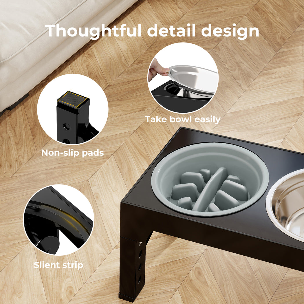 Pet Feeder Raised Dog Food Water Feeding Bowl