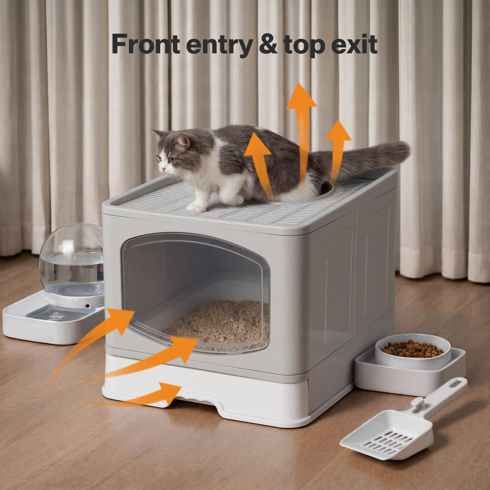 Cat Litter Box Foldable