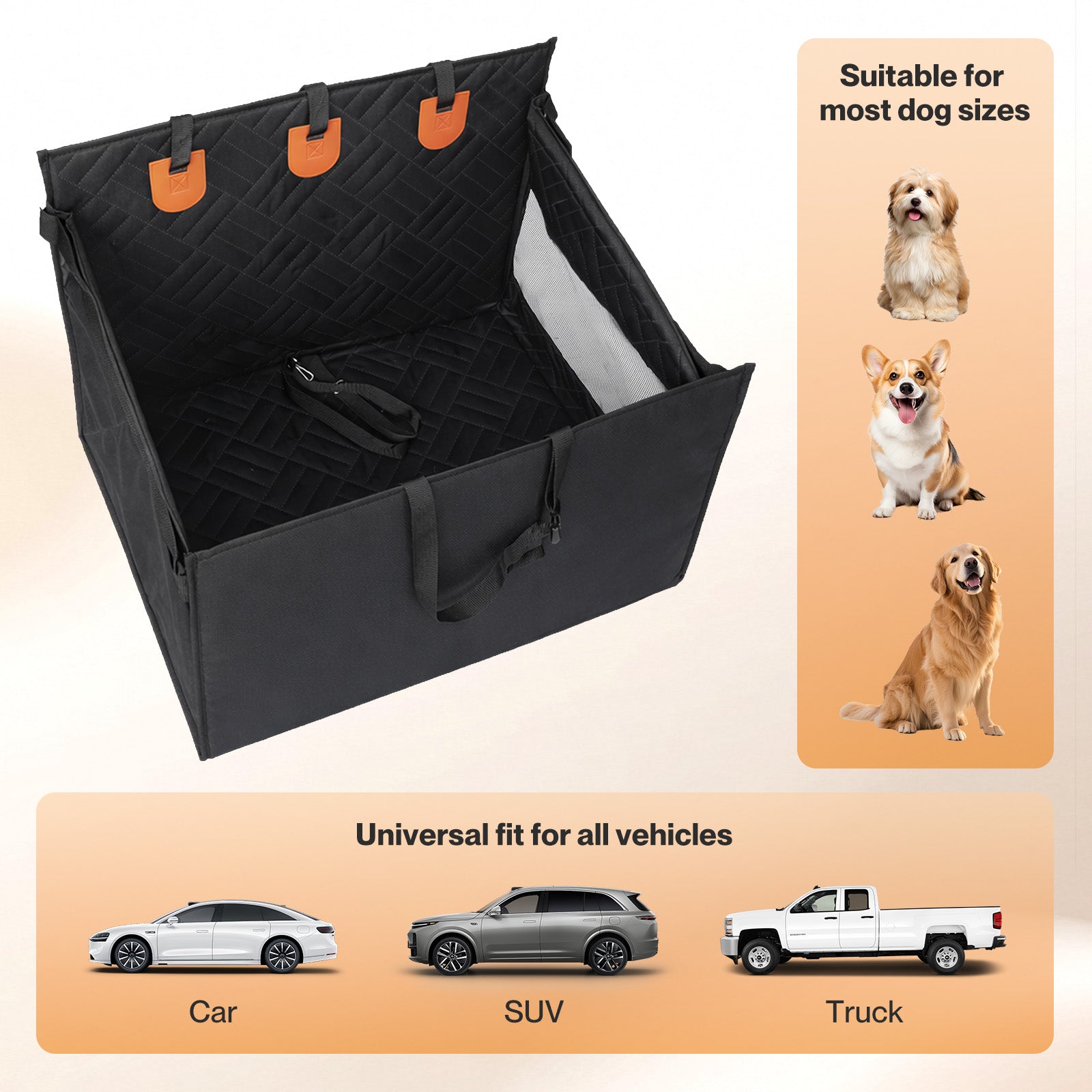 Dog Car Seat Rear Cover
