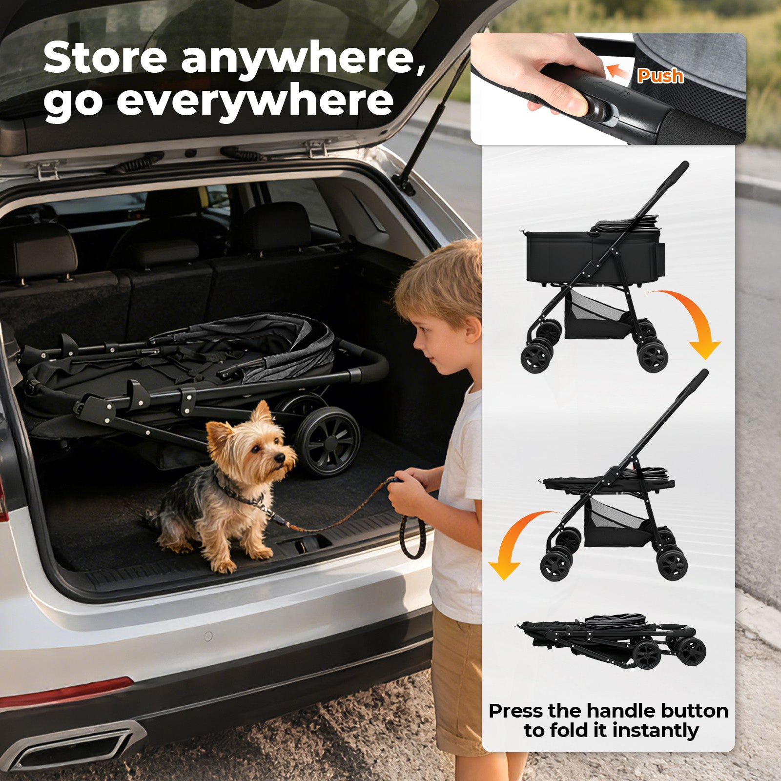 Pet Stroller Dog Cat