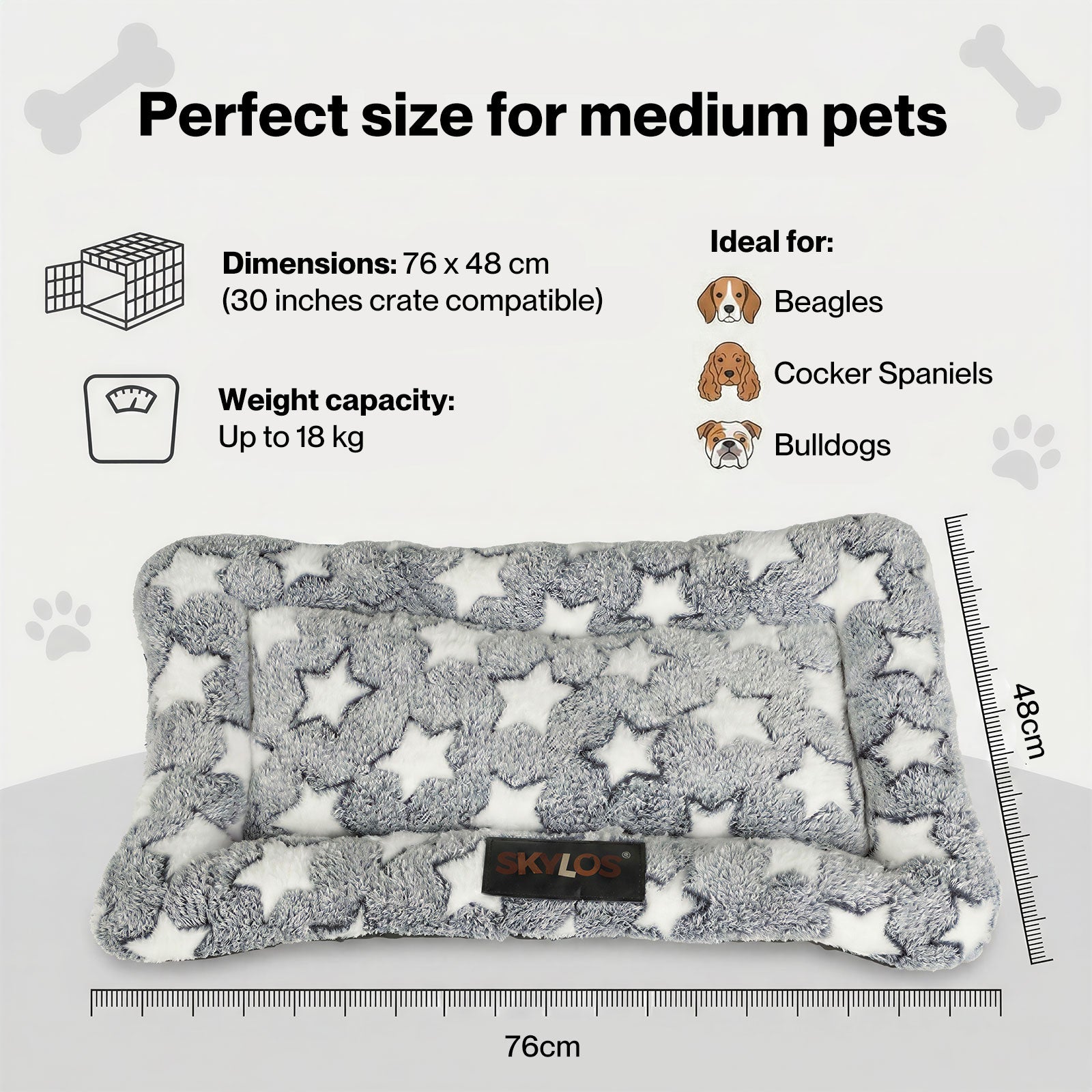 2XL Dog Bed Arctic Fleece Soft