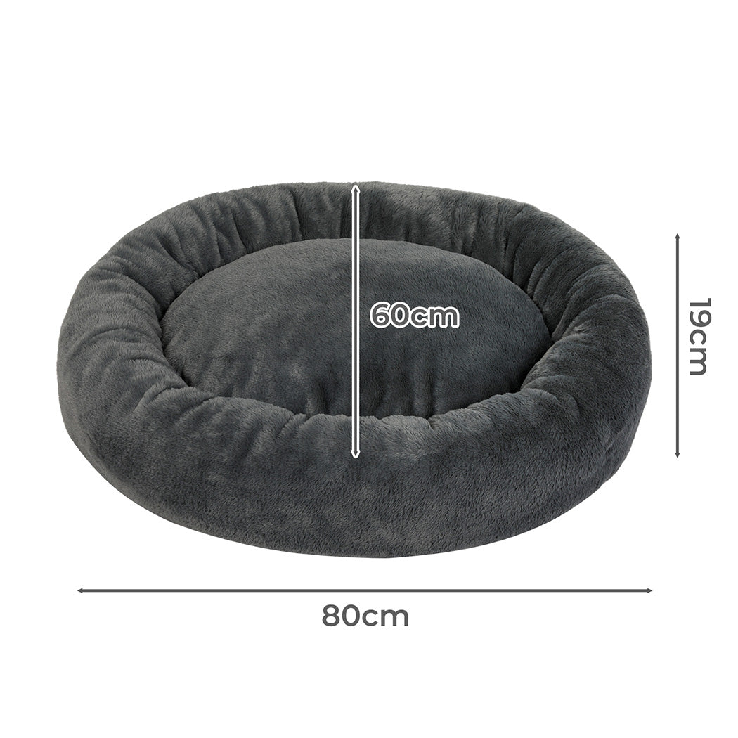 Medium Dog Bed Donut Cushion Calming