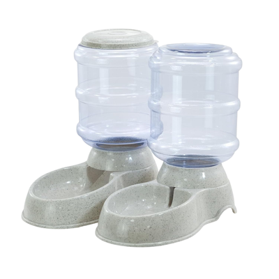 3.5L Pet Feeder and Waterer Set