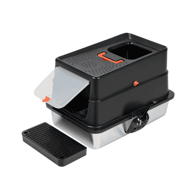 Cat Litter Box Stainless Steel Large