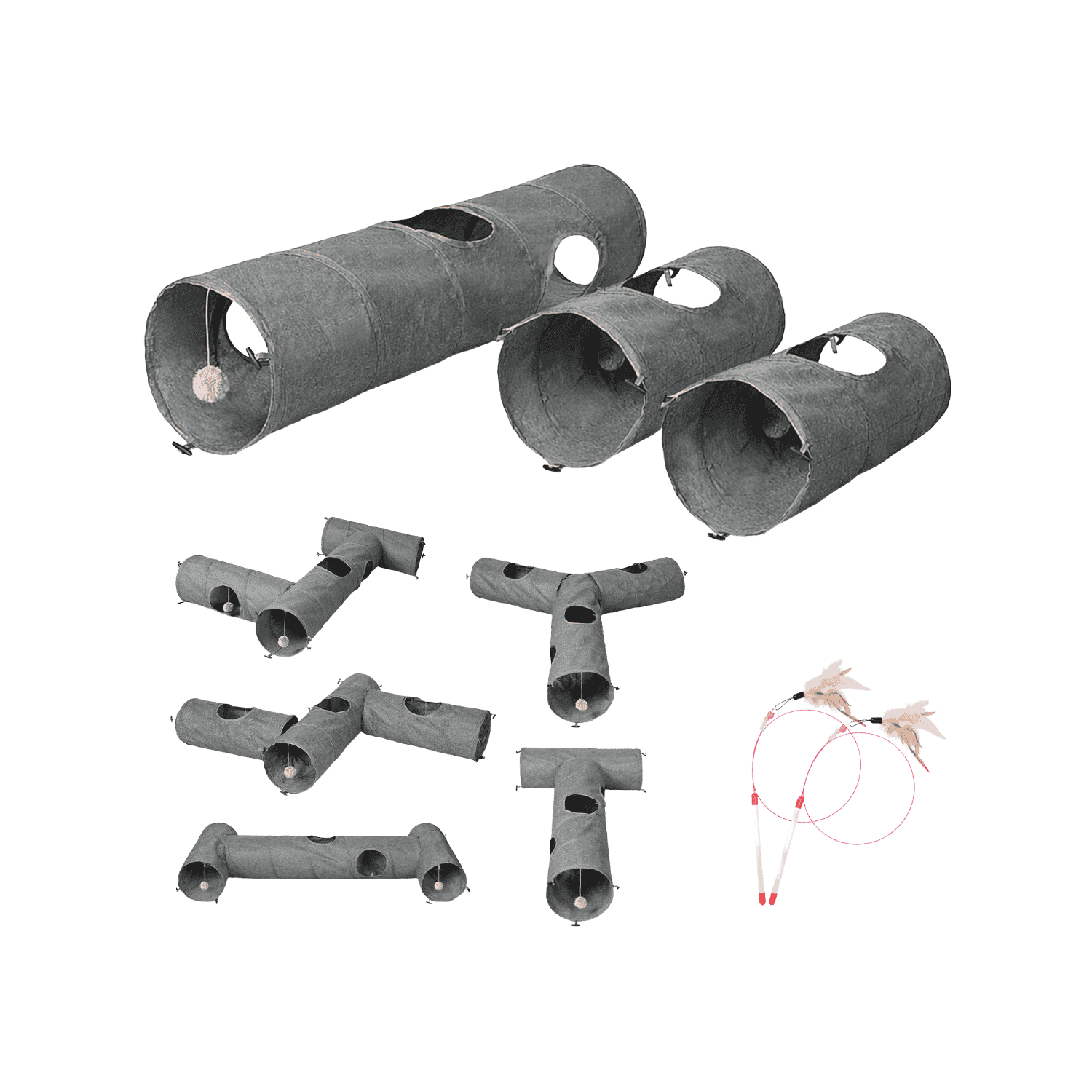 Cat Tunnels 3 Pcs