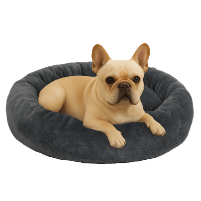 Medium Dog Bed Donut Cushion Calming