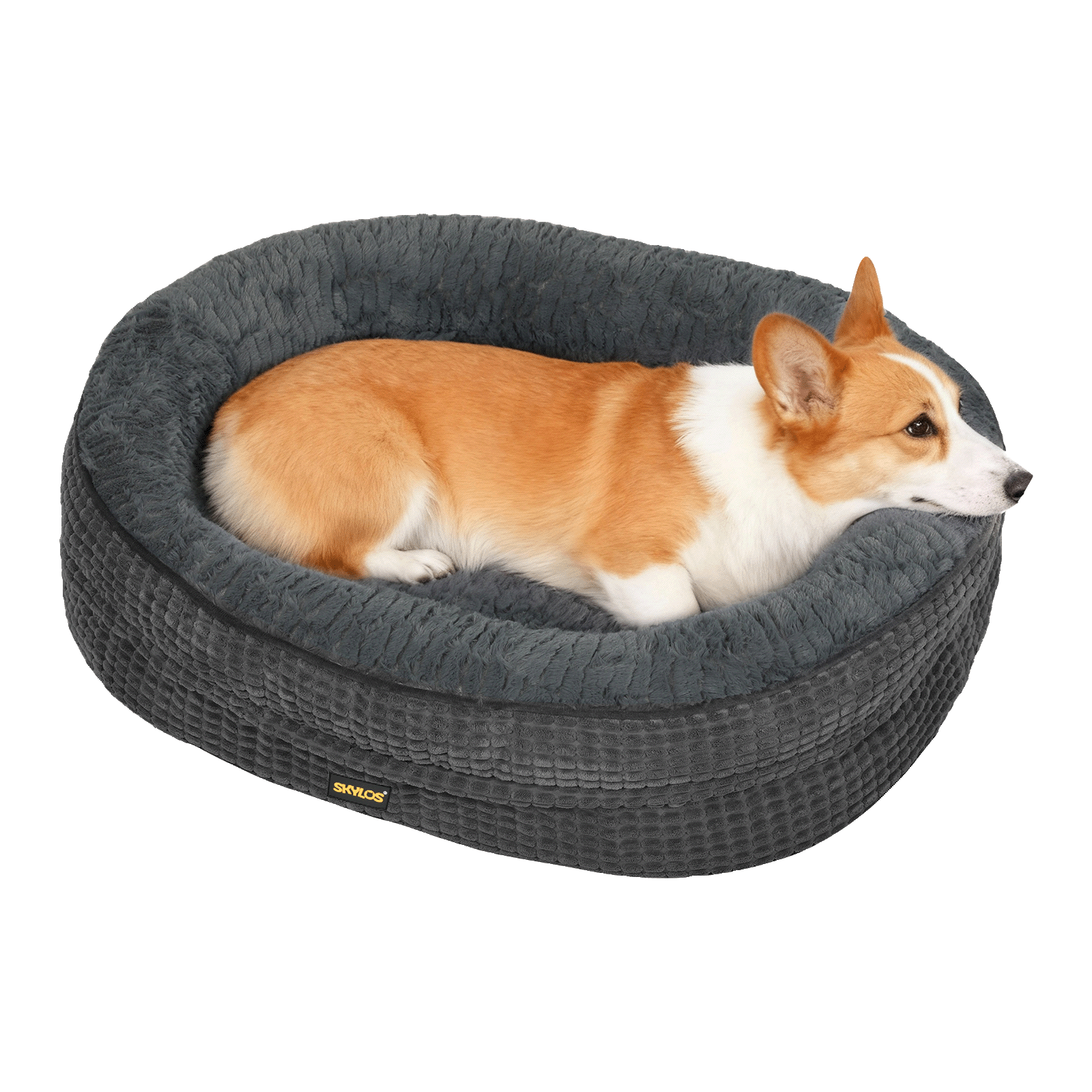 Large Orthopedic Plush Dog Bed Soft