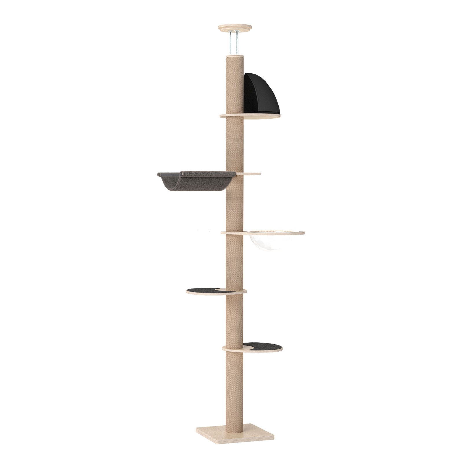 206-300cm 6-Tier Cat Tower