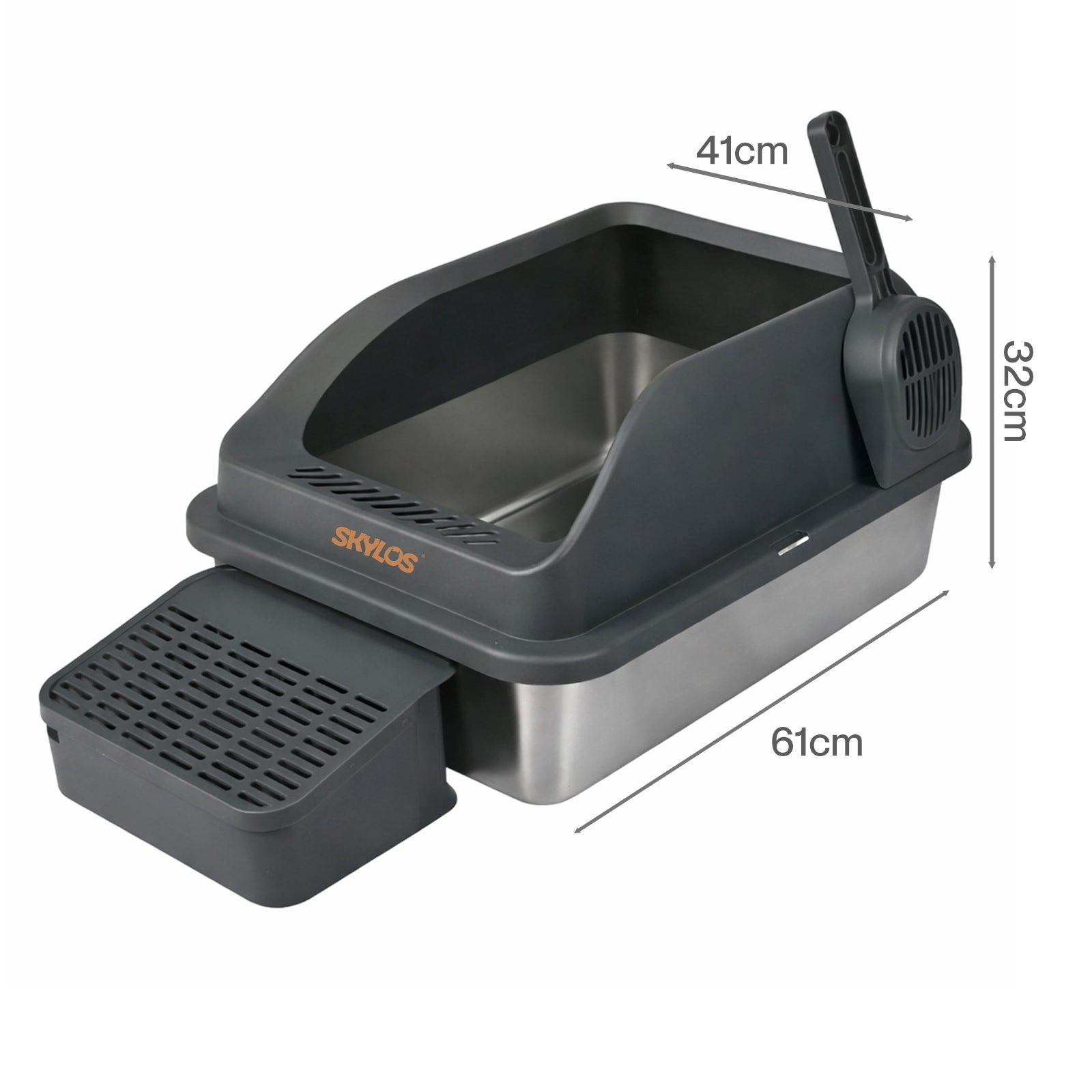 Stainless Steel Cat Litter Box