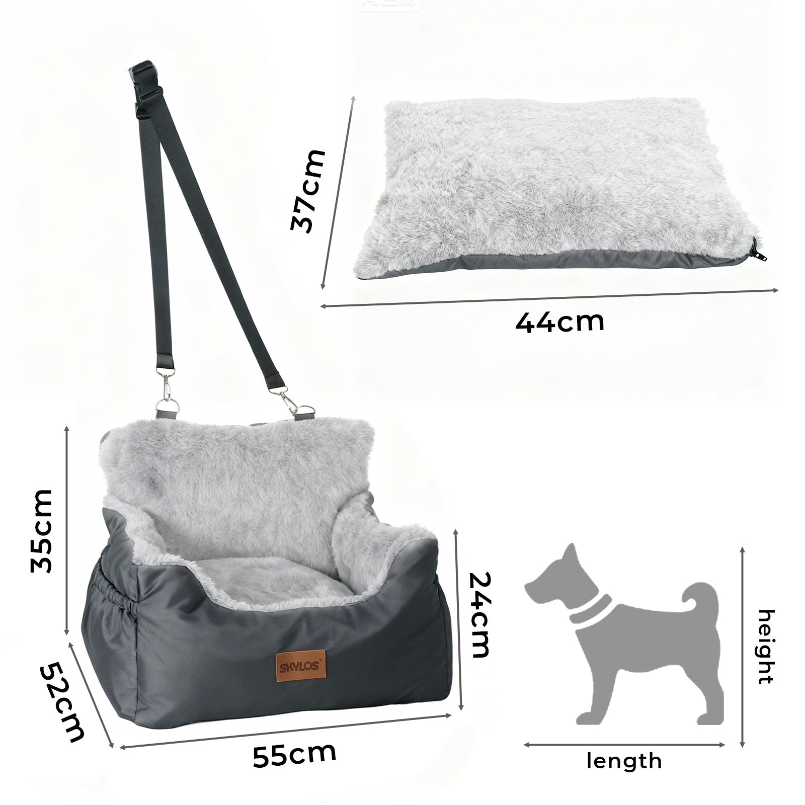 Pet Travel Bed Carrier Washable