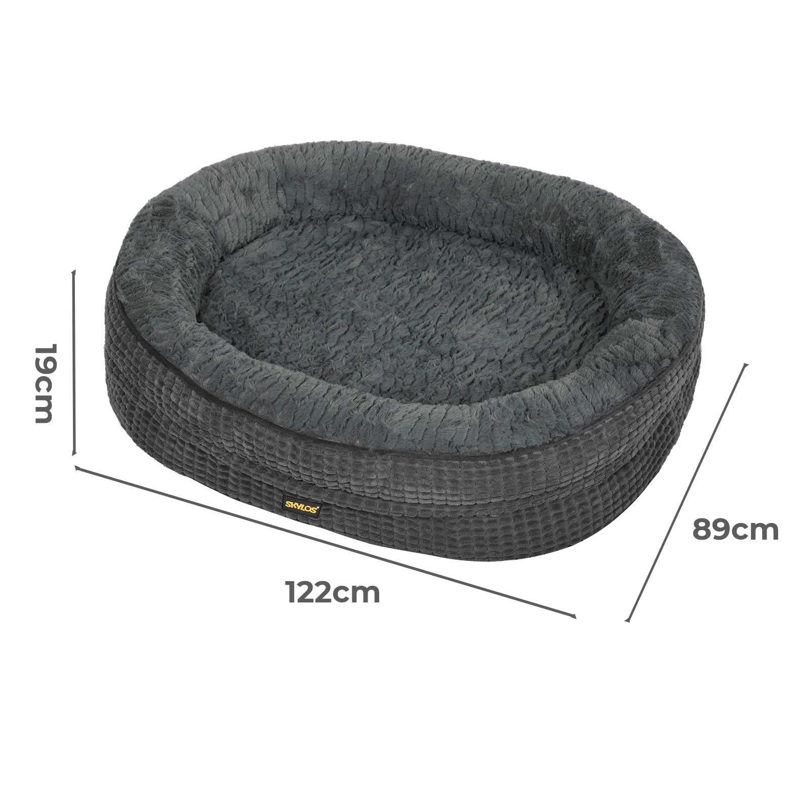 XXL Orthopedic Plush Dog Bed Soft