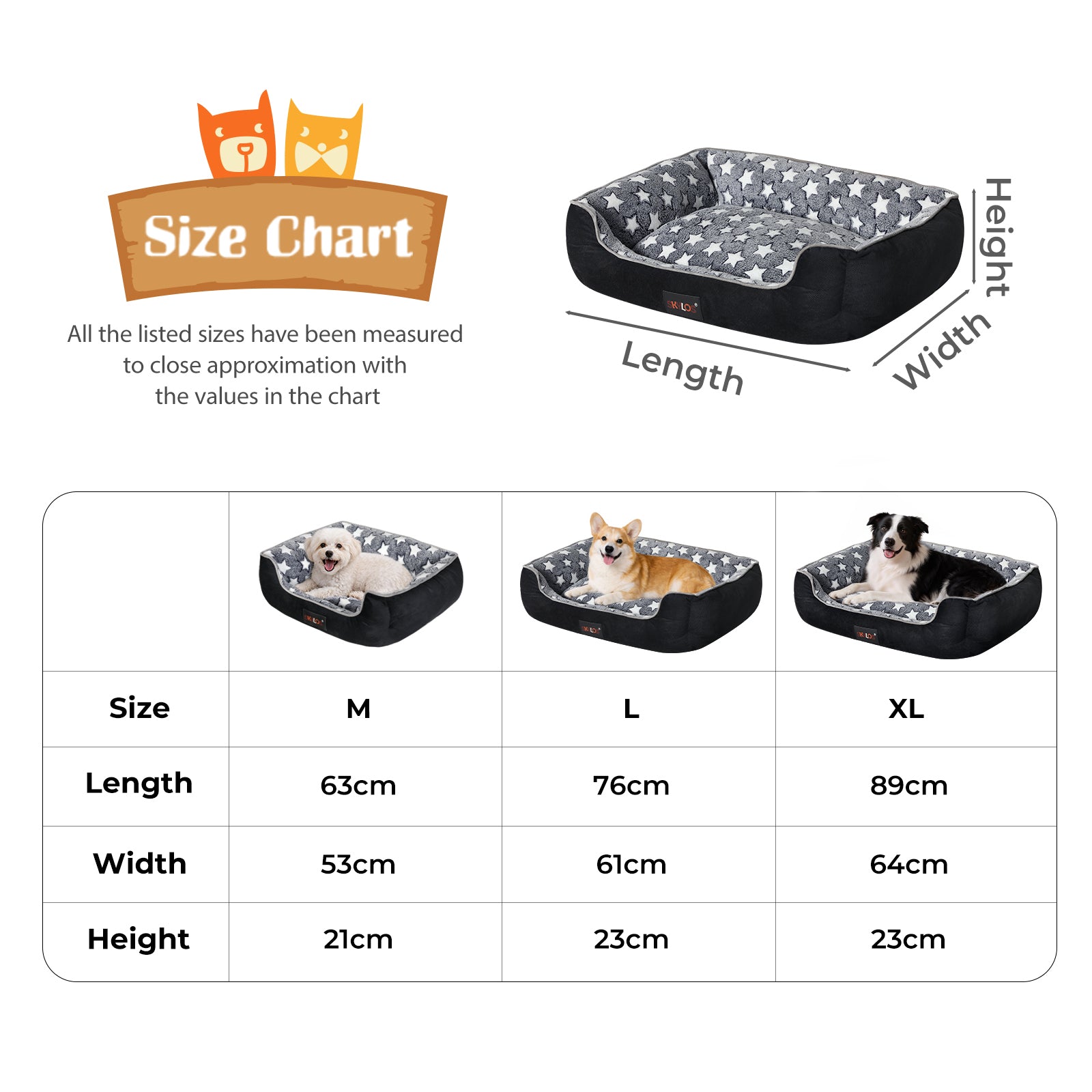 Pet Bed Dog Mattress L