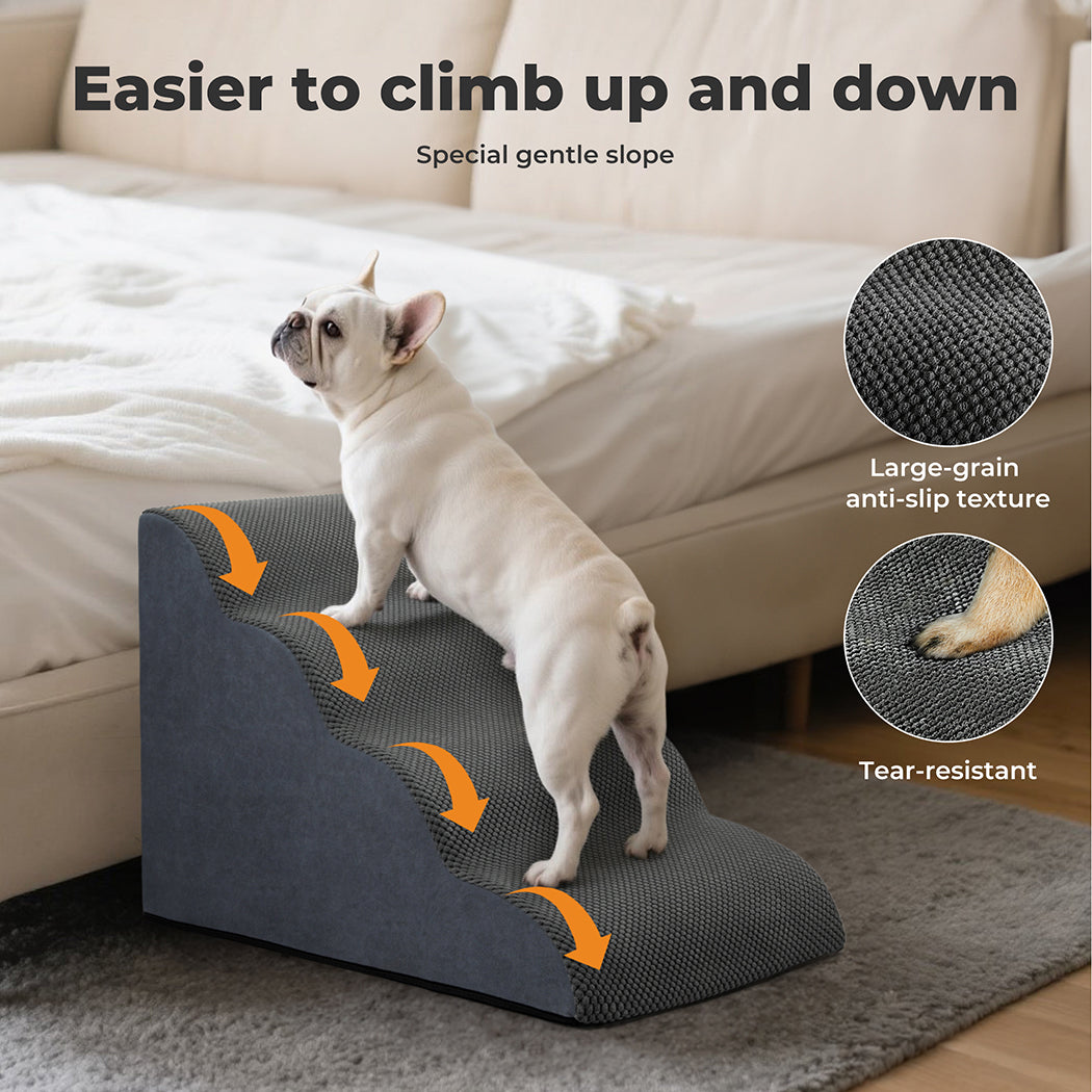 4 Step Pet Stairs Dog Ramp