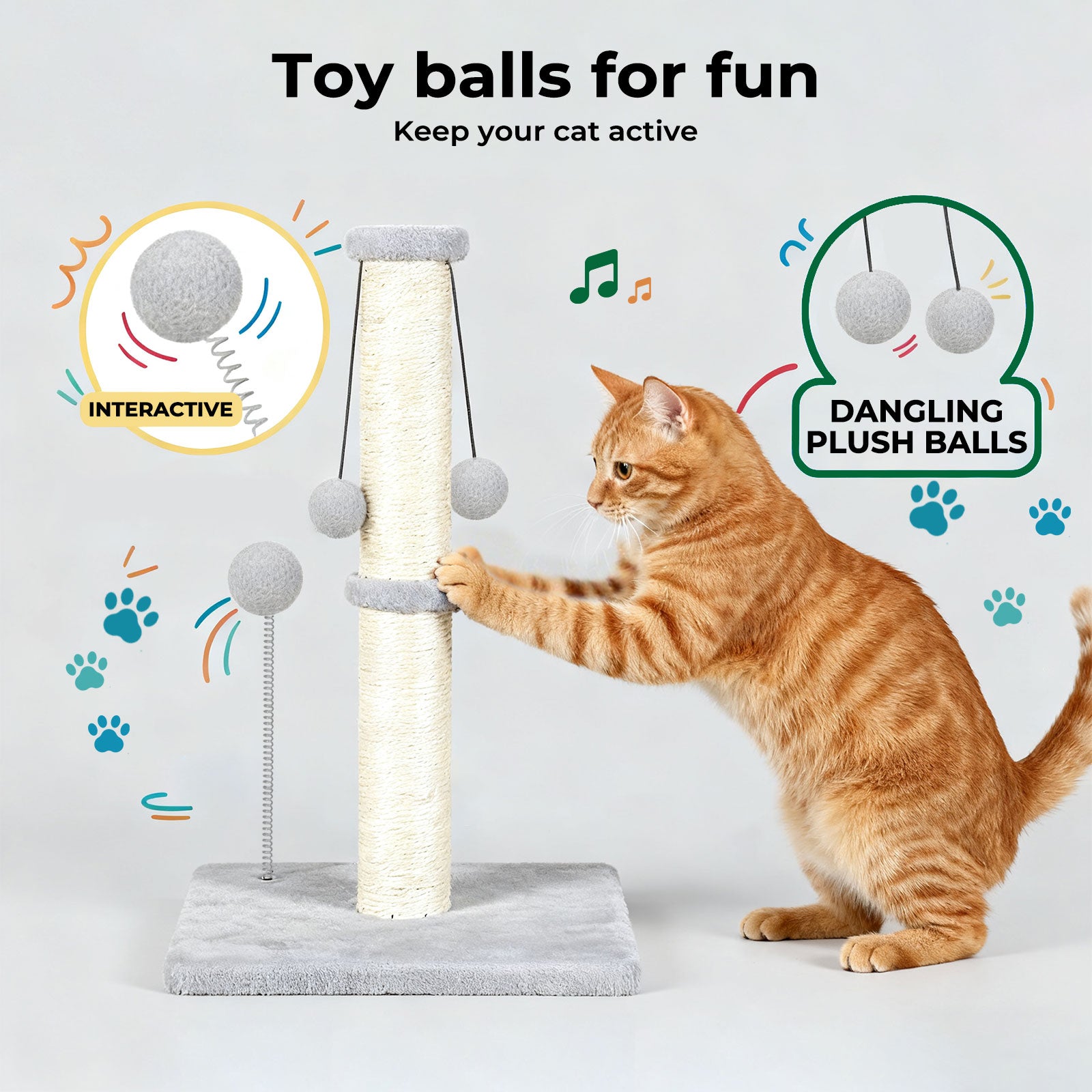 51cm Cat Scratching Post