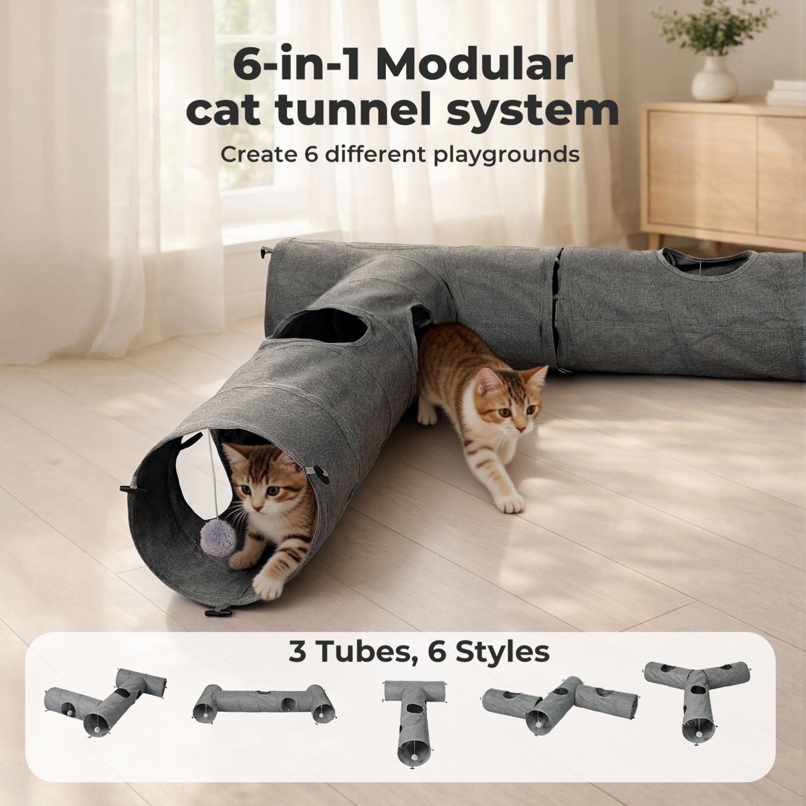 Cat Tunnels 3 Pcs
