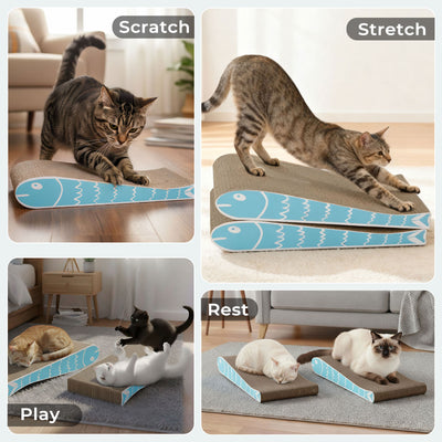 2PCS Cat Scratching Board