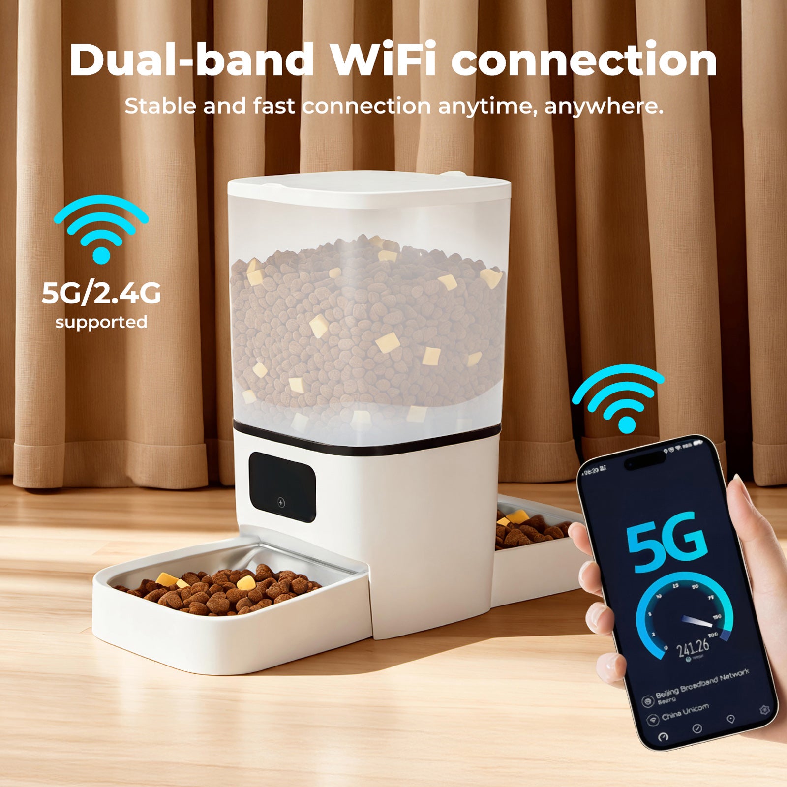Dog Feeder Food Automatic