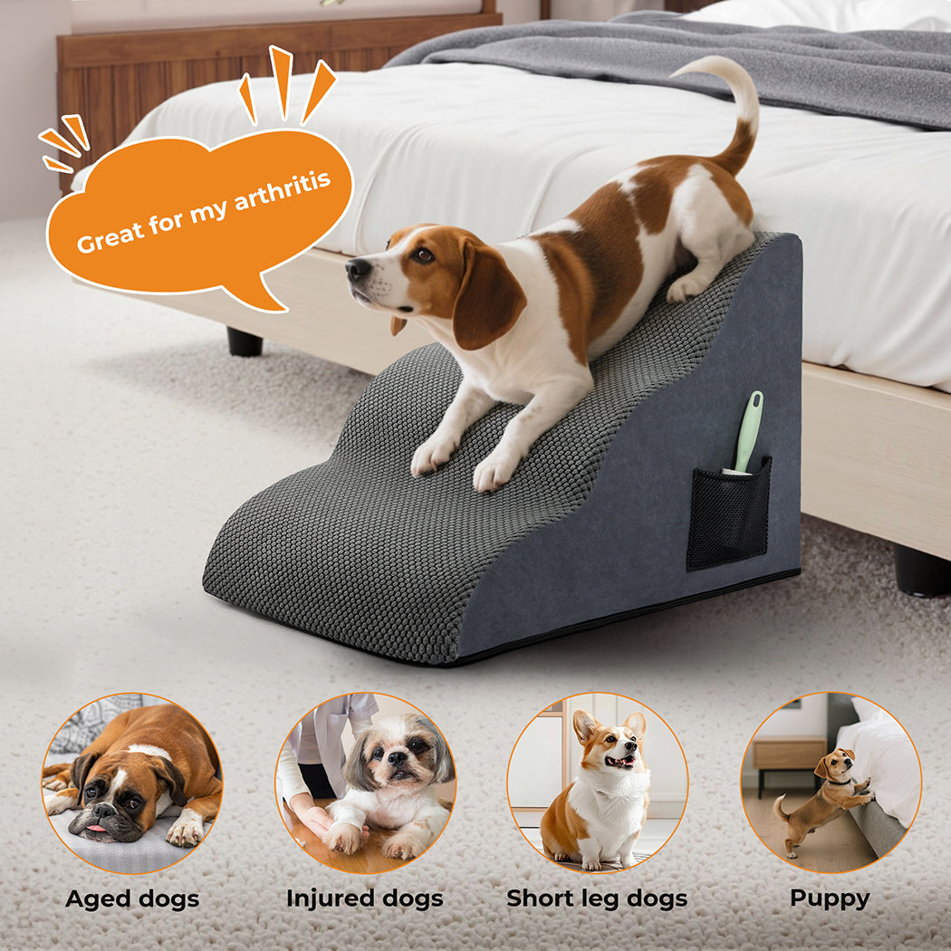 3-Step Pet Stairs Dog Ramp