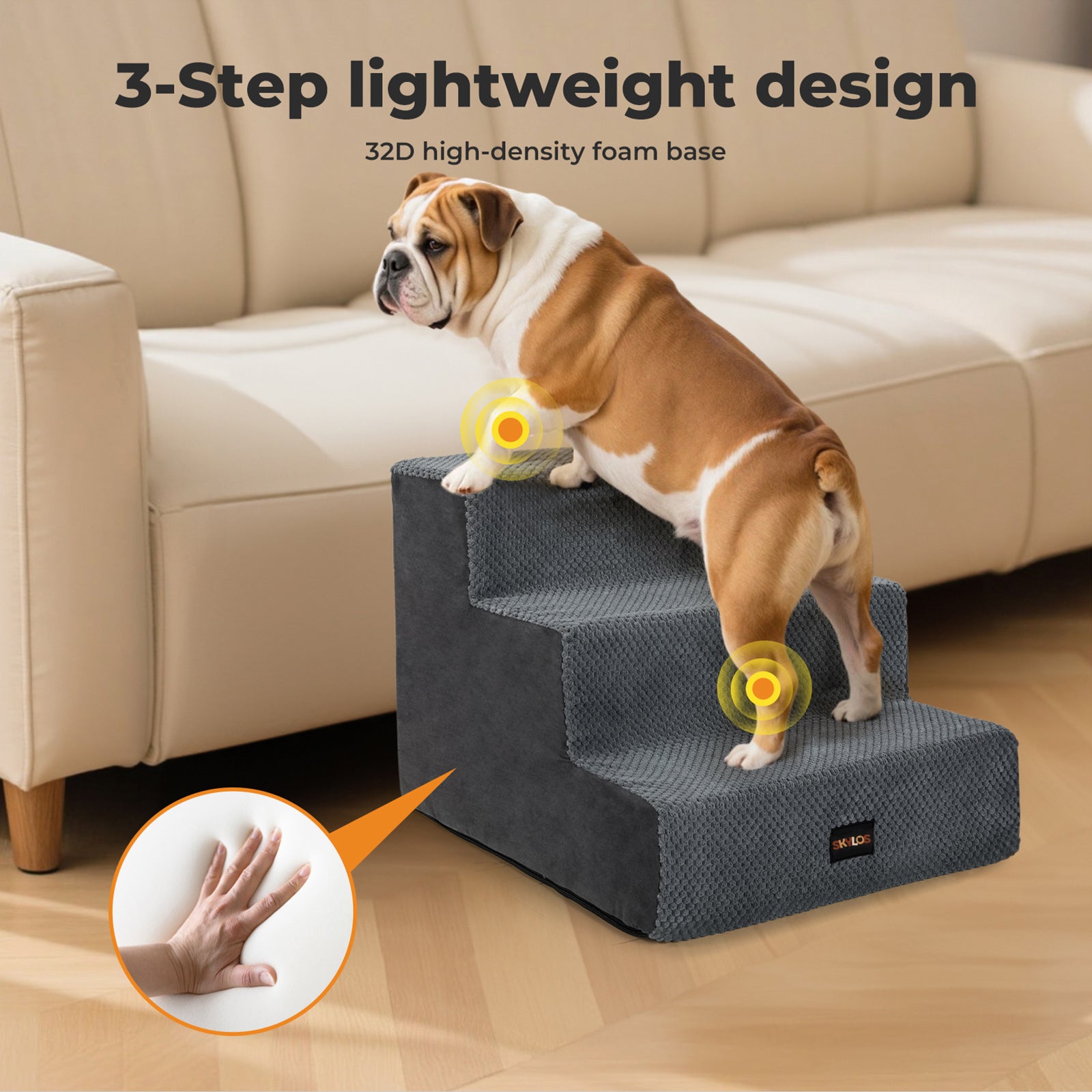 Pet Stairs Ramp 3 Step