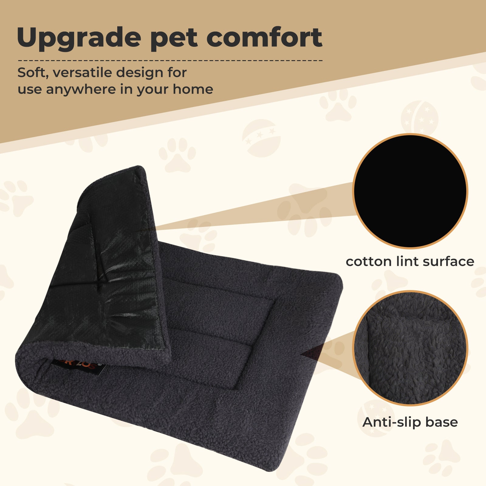 Large Dog Bed Mattress Soft Plush Cat Bed