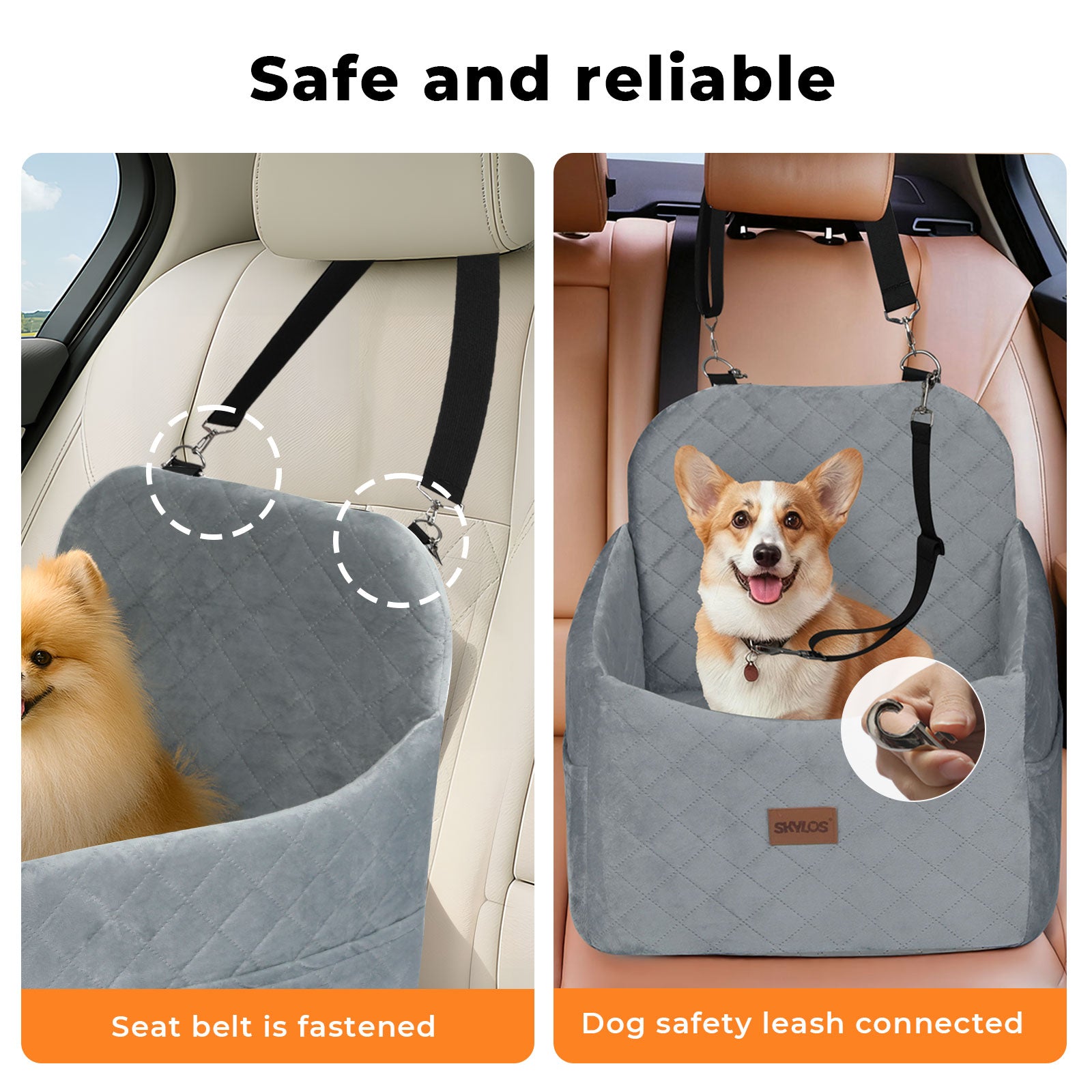 Pet Booster Dog Car Seat