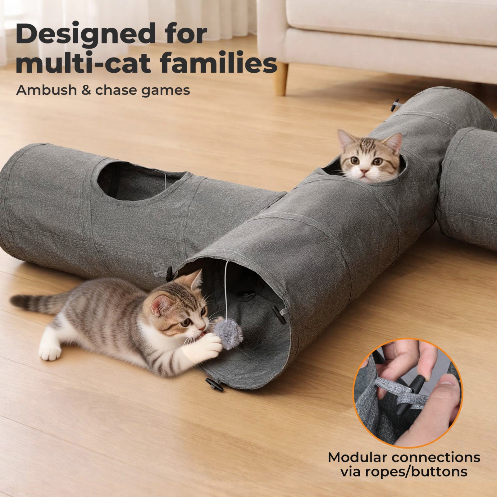 Cat Tunnels 3 Pcs