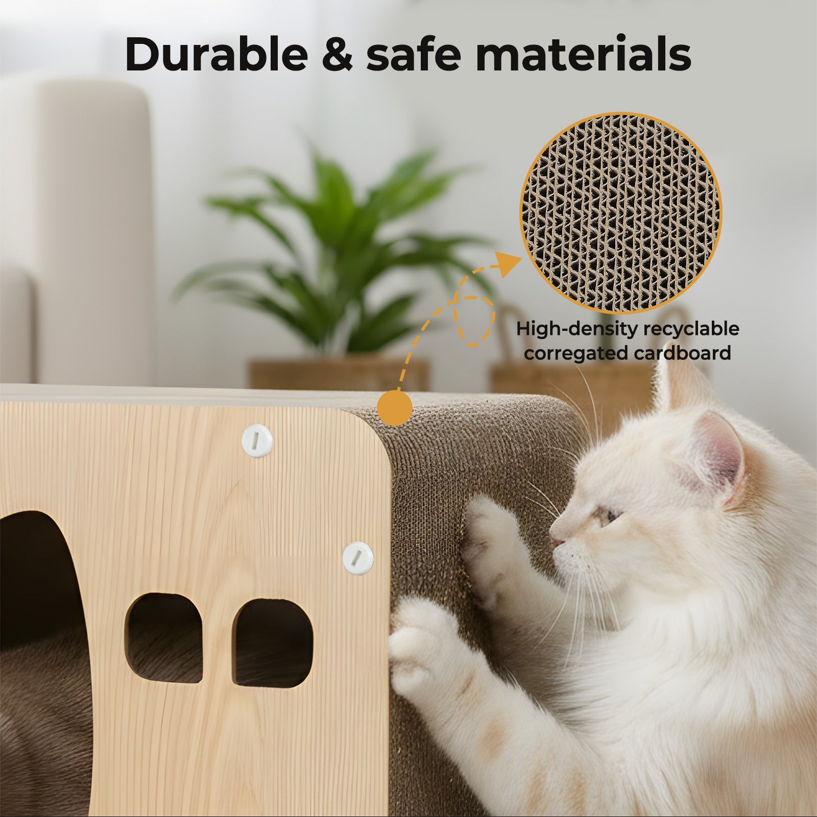 Cat Cardboard House