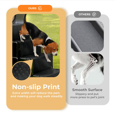 Pet Stairs Dog Ramp 4 Soft Steps