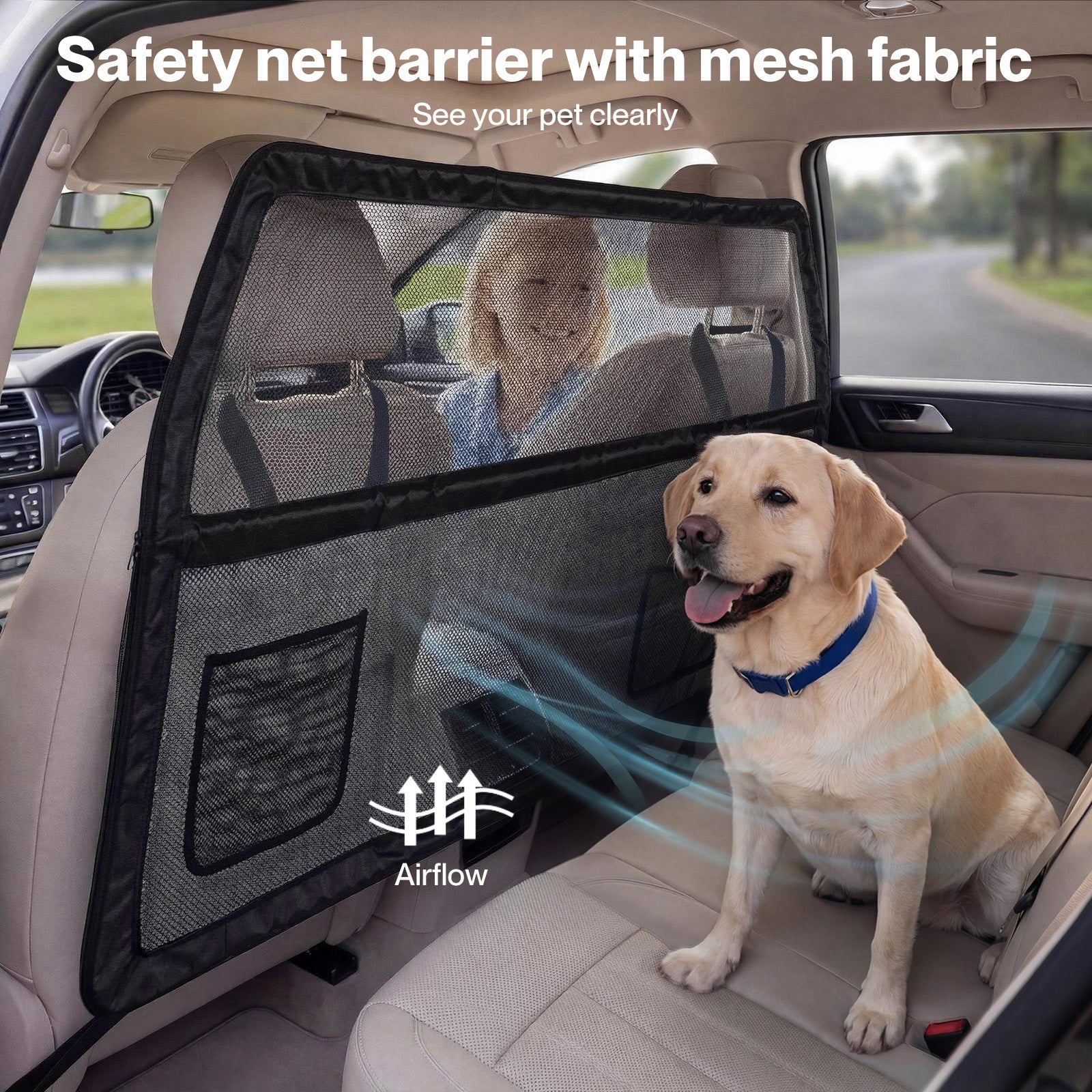 Standard Dog Car Barrier Net Mesh