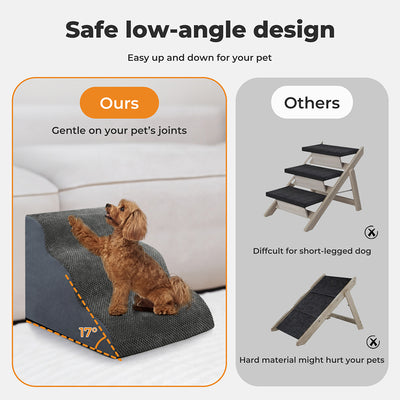 3-Step Pet Stairs Dog Ramp