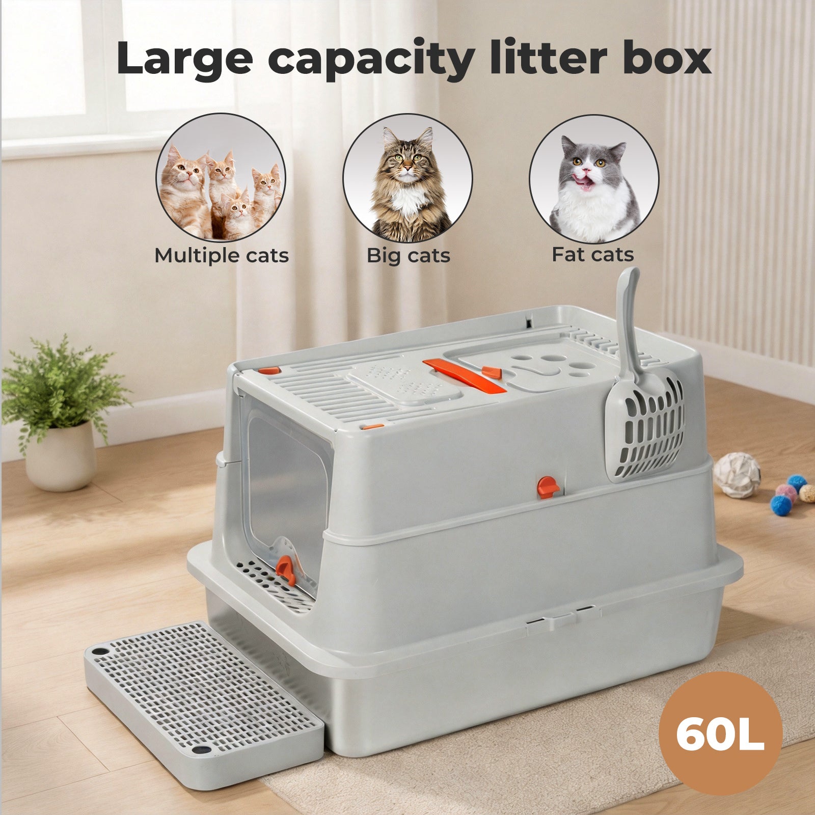 Stainless Steel Cats Litter Box