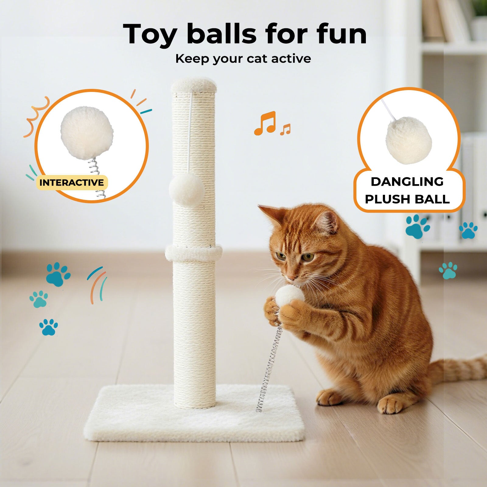 Cat Scratching Post 54cm