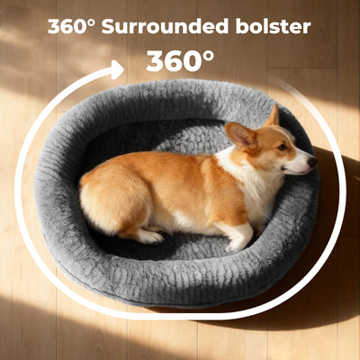 Large Orthopedic Plush Dog Bed Soft