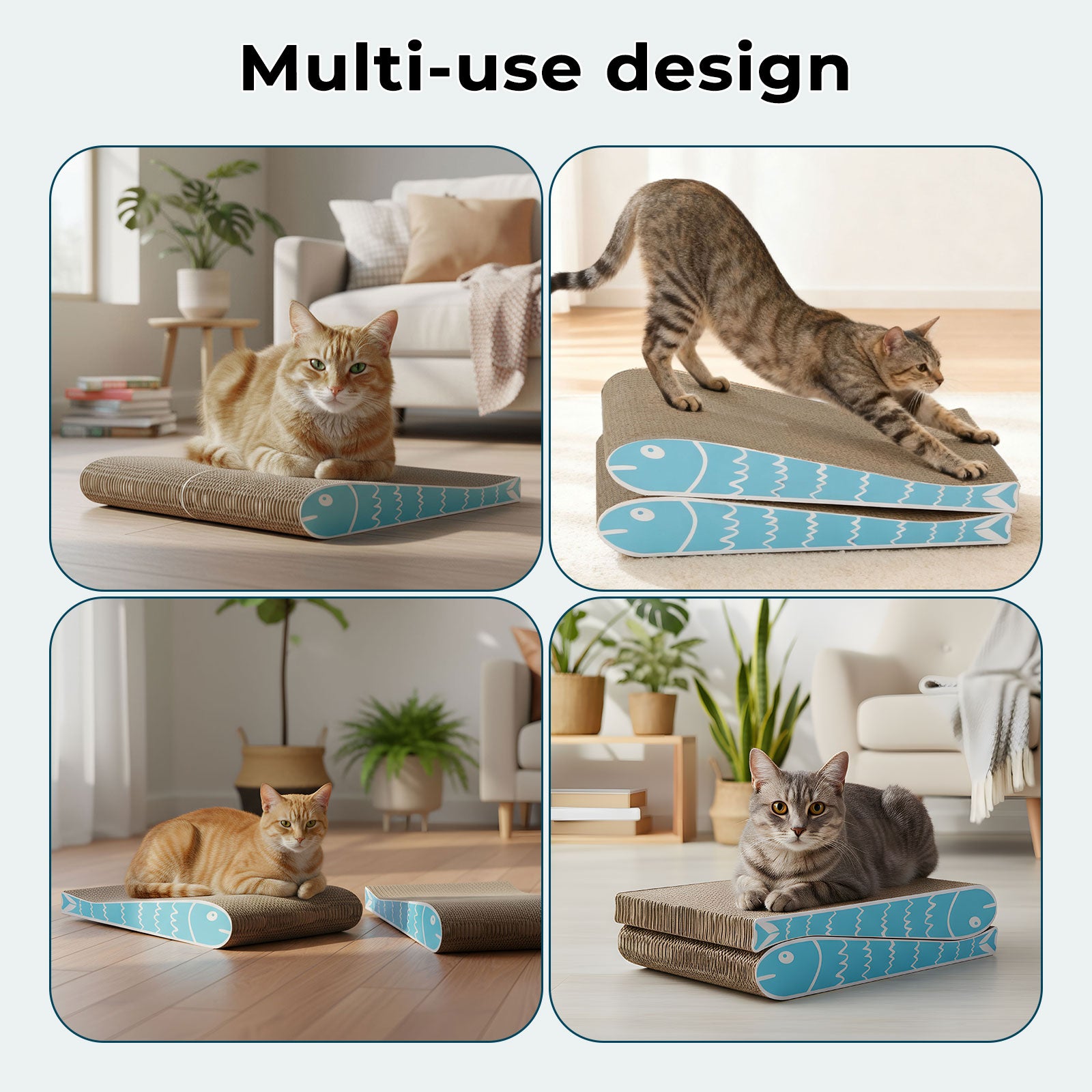 2PCS Cat Scratching Board