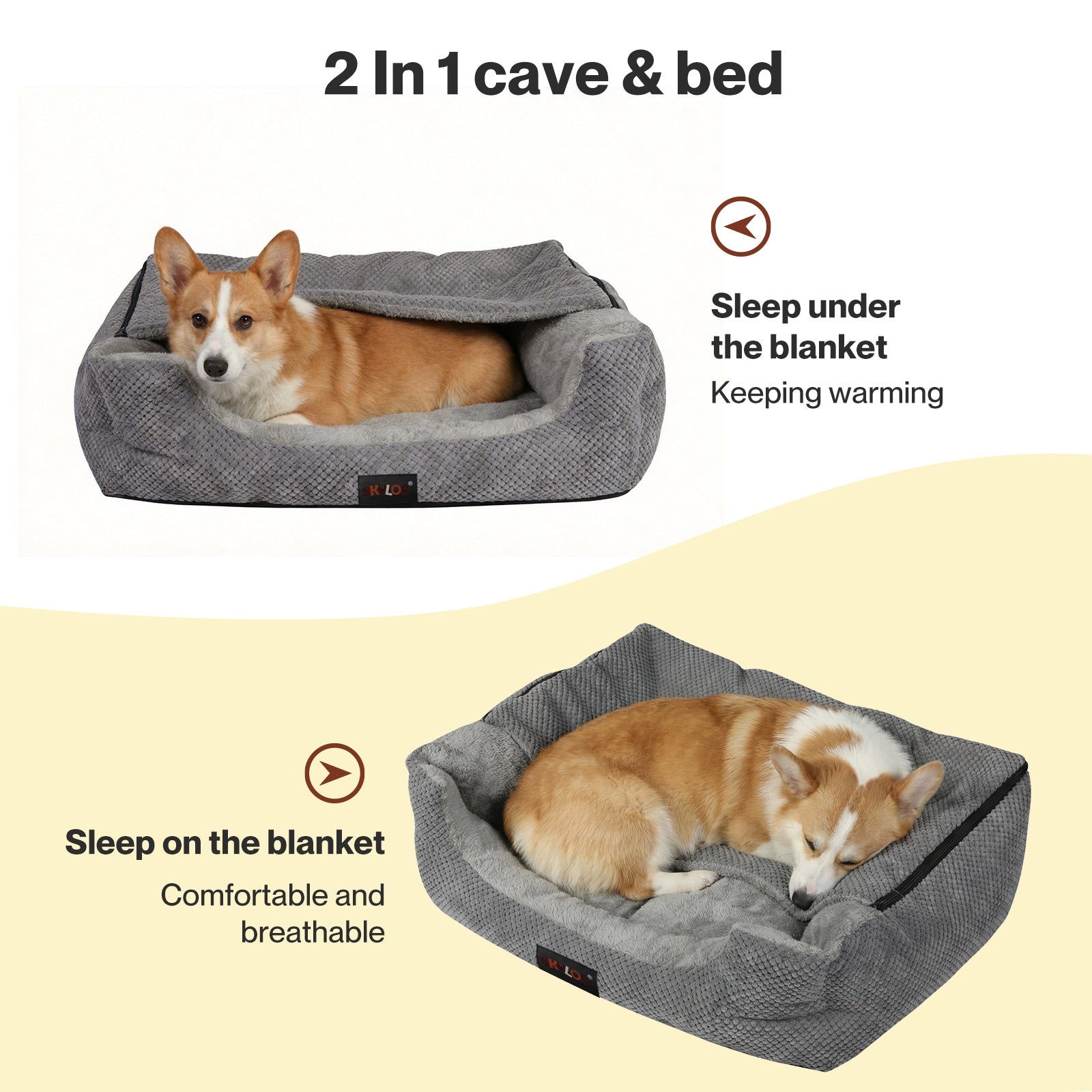 Large Dog Bed Cat Cave Bed