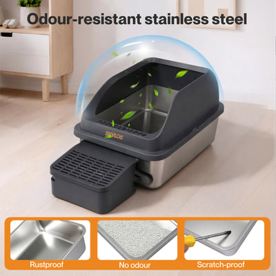 Stainless Steel Cat Litter Box