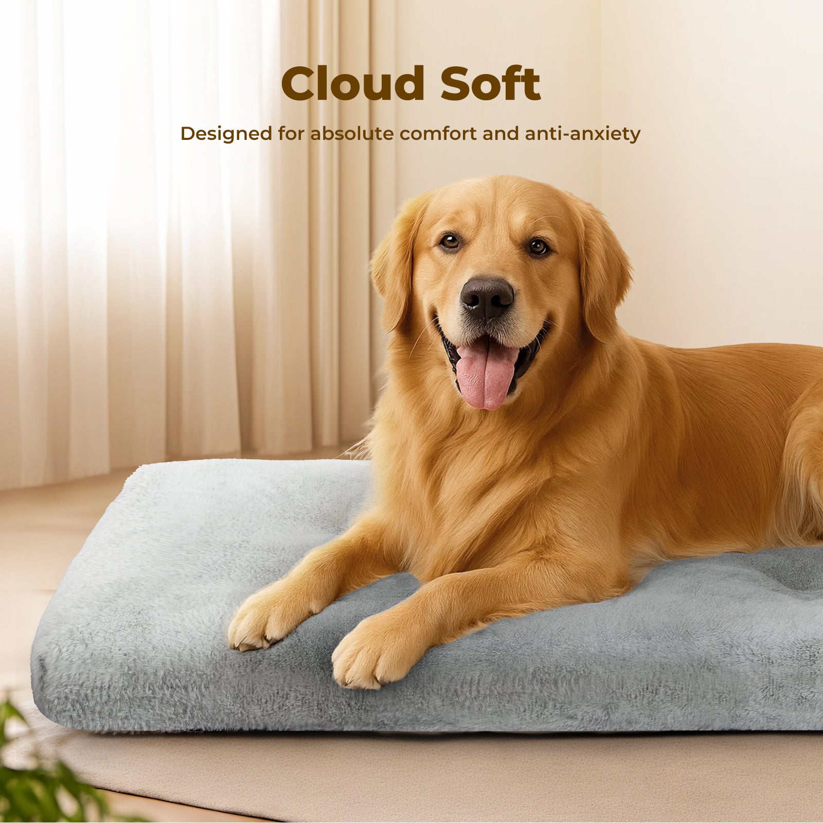 2XL Dog Bed Soft Plush Pet Mattress