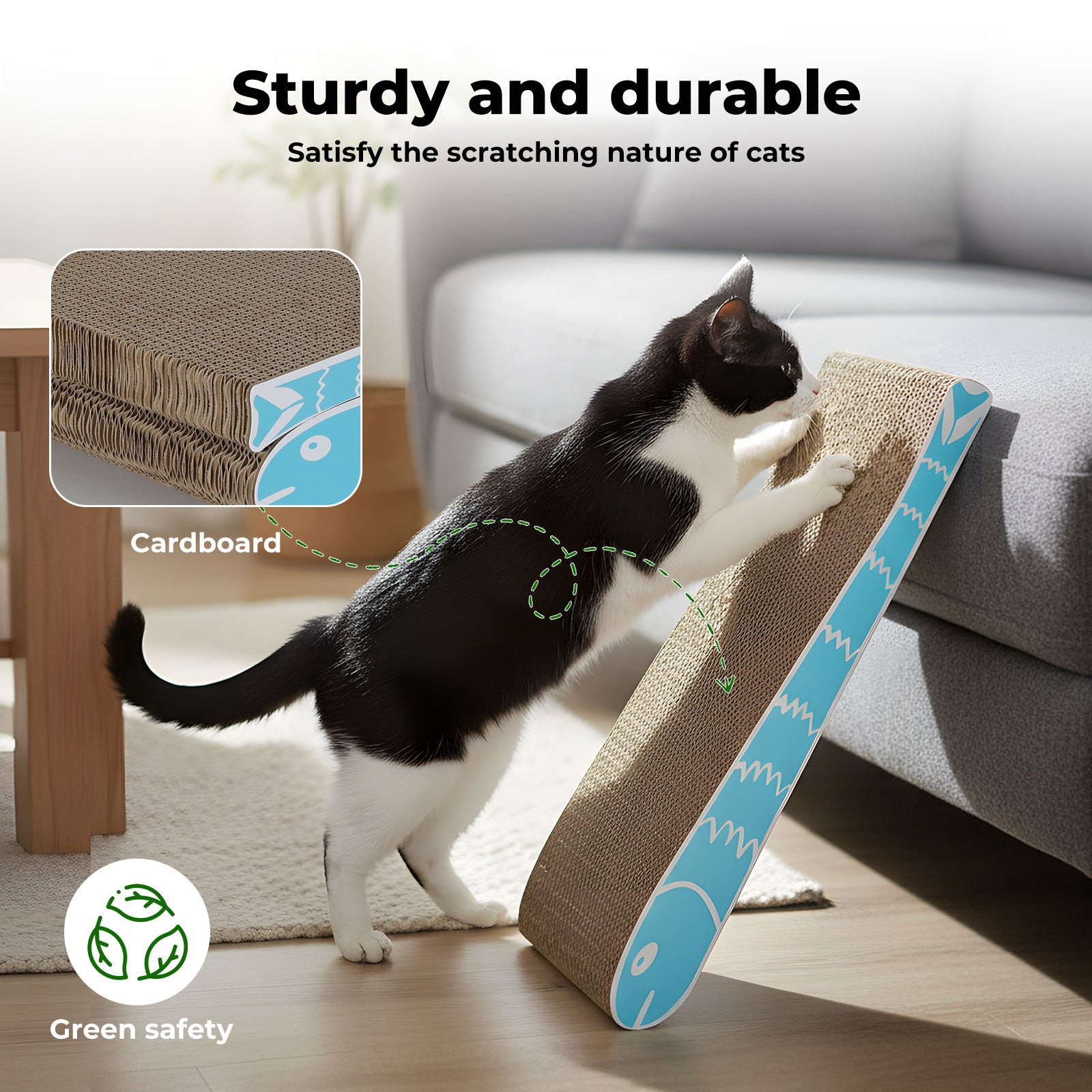 2PCS Cat Scratching Board