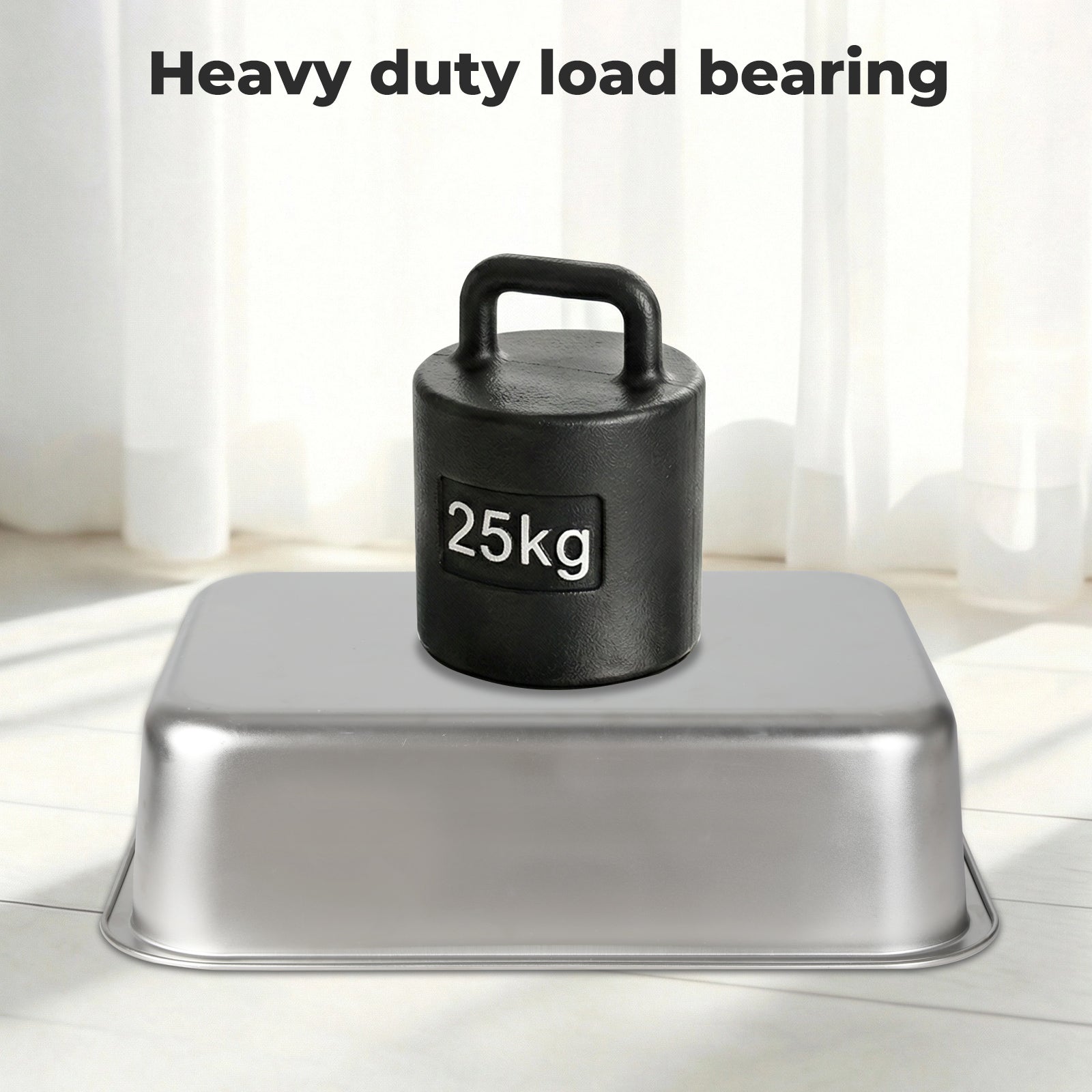 Cat Litter Box Stainless Steel Toilet Tray