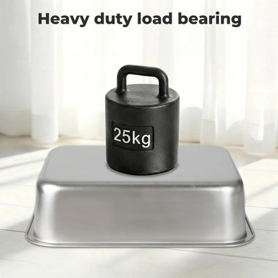 Cat Litter Box Stainless Steel Toilet Tray