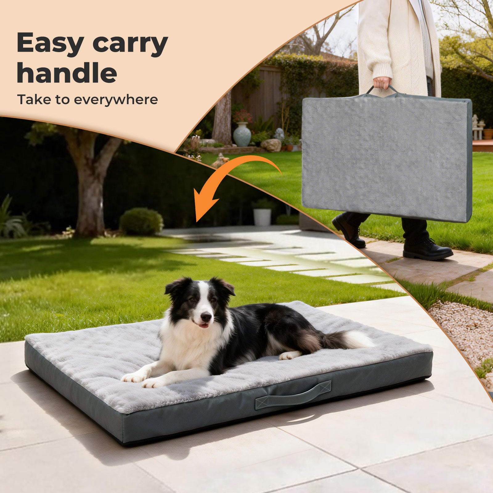 XL Washable Dog Bed Waterproof Plush