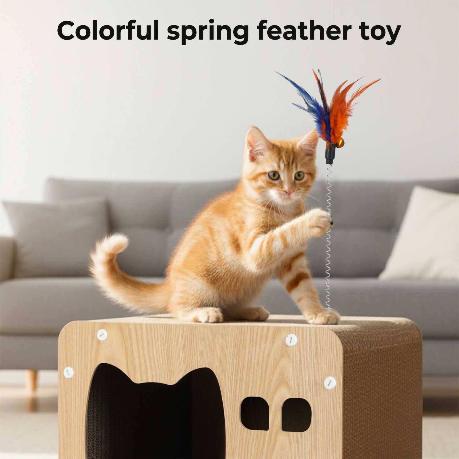 Cat Cardboard House