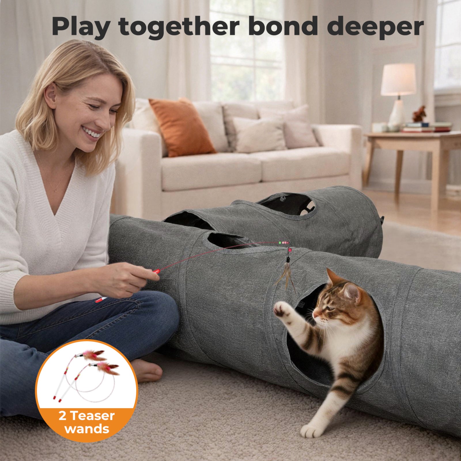 Cat Tunnels 3 Pcs