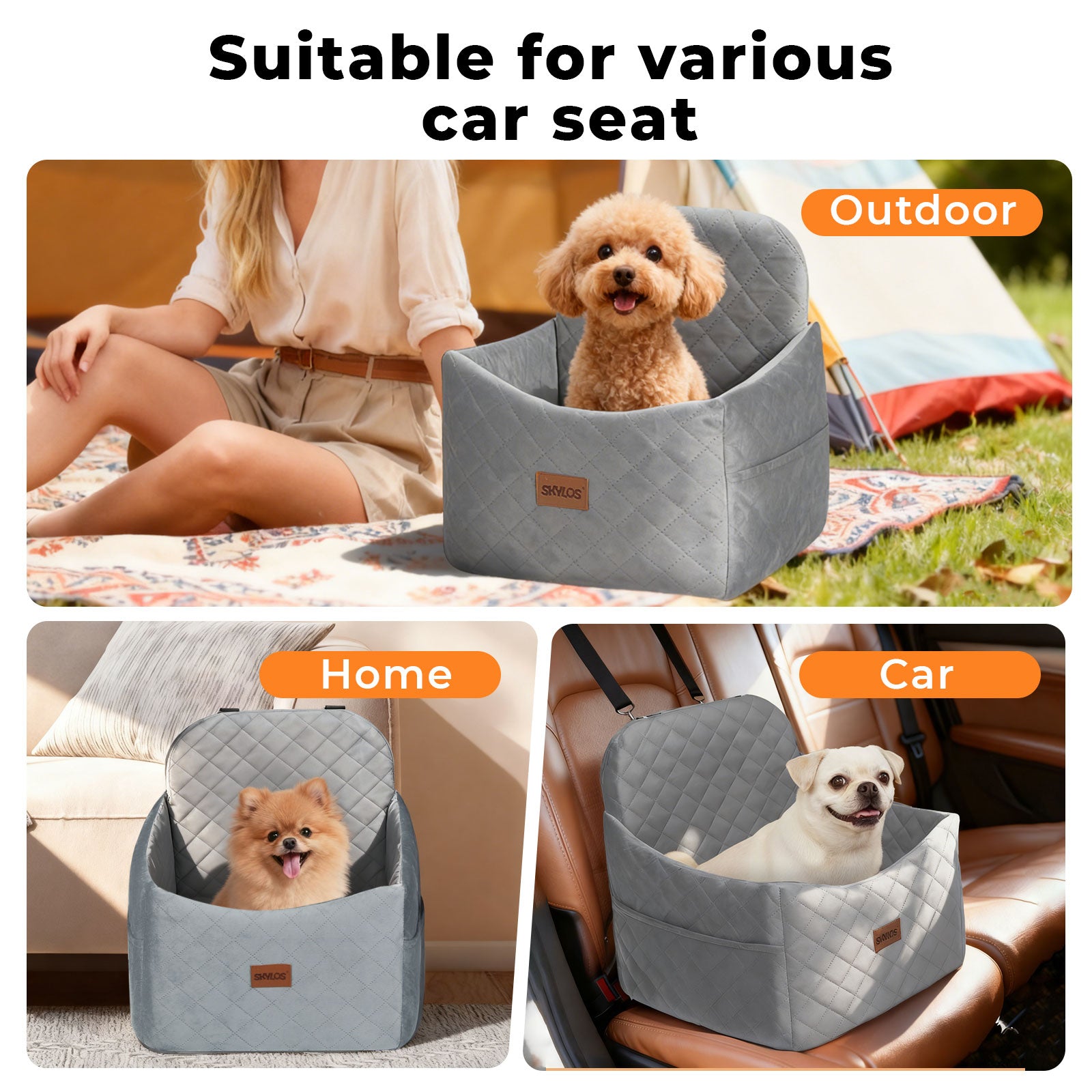 Pet Booster Dog Car Seat