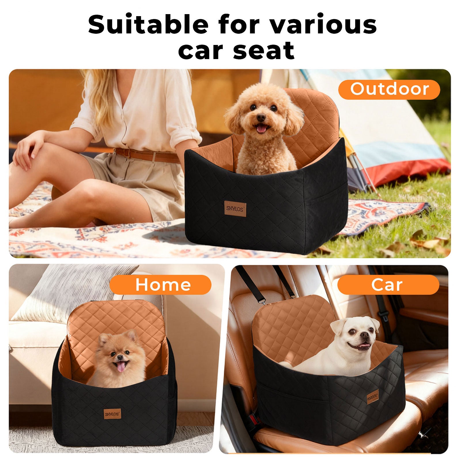 Pet Booster Dog Car Seat